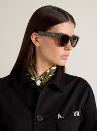 A. SOCIETY x Universal Works Olive Stanley Sunglasses