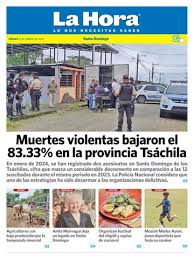 Santo Domingo: 02 de Febrero, 2024 by LA HORA Ecuador