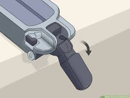 You will often find this at the back of the saw blade near the main base's center point. Simple Ways To Unlock A Dewalt Miter Saw 7 Steps Wikihow