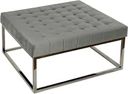 Our best ottoman coffee tables provides a seat, table and sometimes even storage. Amazon Com Cortesi Home Large Tufted Coffee Table Ottoman 36 Grey Velvet Furniture Decor