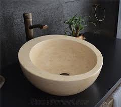 Shop tilebar.com for tiles online or visit our nyc showroom. Egypt Beige Marble Round Sink Natural Stone Basin Kitchen Sinks Bathroom Sinks Wash Bowls China Hand Made Bathroom Washing Basin Counter Top And Vanity Top Sink Own Factory With Ce Stonecontact Com