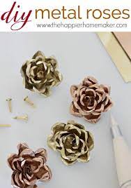 Metal rose template metal rose template metal rose cut out. A Close Up Of Diy Metal Roses