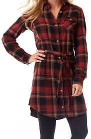 Women S Plaid Flannel Tie Dress Plaid Flannel Dress Womens Plaid Flannel Flannel Dress