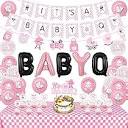 Amazon.com: Cheereveal BBQ Baby Shower Decorations for Girls, Baby ...