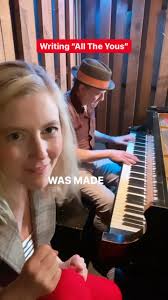 How we started writing “All The Yous” from our album Hooked. , #songwriters  #songs #writing #writingprocess #behindthesong #marklalama #amandawalther  @marklalama @amanda.walther