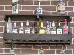 Rustic Hanging Liquor Rack Hanging Wine By Coolandusefulthings 75 00