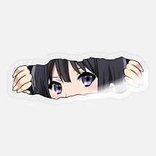 Anime Girl' Sticker | Spreadshirt
