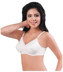 Salient White Cotton Bra Size 30b