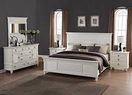 You'll even find stylish sets featuring double beds and matching bedside tables, which are. Roundhill Furniture Regitina 016 Bedroom Furniture Set King Bed Dresser Mirror 2 Nightstands White