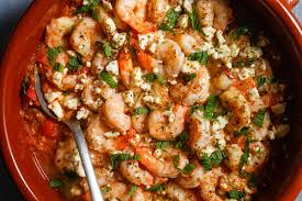 baked greek shrimp with tomatoes and