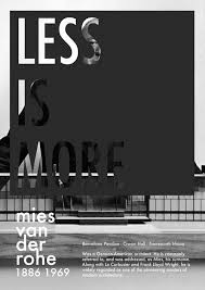 More than 5% of the people in the netherlands had one of these ten last names. Less Is More Mies Van Der Rohe Grafikdesign Typografie Grafikdesign Inspiration Plakat Design