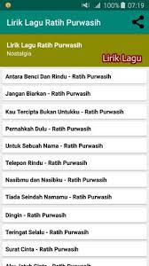 Banyak kata yang tak mampu kuungkapkan kepada dirimu. Lirik Lagu Ratih Purwasih Fur Android Apk Herunterladen