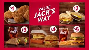 What is jack in the box's slogan? Jack In The Box Value Jack S Way Tv Commercial Five Great Ways To Save Ispot Tv