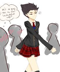 Port And Then In Comes Crow Wearing A Skirt I Was Just A T A I I Didn T Know What To Do So I Just Left The Room To Laug Rwby Qrow