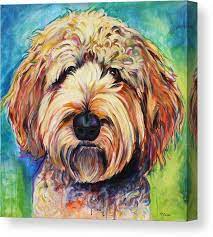 Yard art $10 (harrisburg) pic hide this posting restore restore this posting. Fresno The Goldendoodle Canvas Print Canvas Art By Christy Mullen