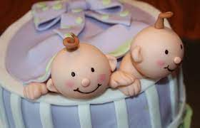 Twins Baby Cake Twin Baby Shower Cake Twins Cake Baby Shower Cakes For Boys