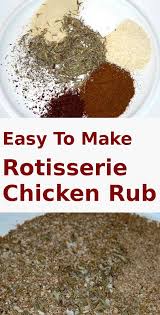 Rotisserie Chicken Rub Recipe Recipe Rotisserie Chicken Rub Recipe Chicken Rub Rub Recipes