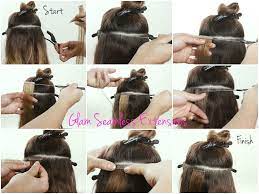 Learn How To Apply Tape In Hair Extensions Glam Seamless Provides Online Training No Travel Tape In Hair Extensions Seamless Hair Extensions Hair Techniques