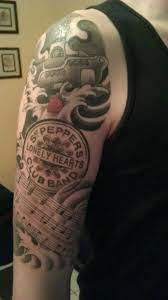 Sgt pepper's pub, lido di camaiore, italy. Musical Sleeve Tattoo The Beatles Sgt Peppers Lonely Hearts Club Band Plus The Score Sheet Music Nice Music Tattoo Sleeves Beatles Tattoos Music Tattoos