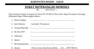Surat pernyataan pertanggungjawaban mutlak tentang keabsahan dokumen dari sertifikat akreditasi sekolah asal. Syarat Dan Cara Mengurus Surat Keterangan Domisili Online Atau Offline Rumah123 Com