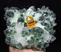 Green phantom quartz crystals have excellent. 4 07lb Rare Beatiful Green Tibetan Ghost Phantom Quartz Crystal Cluster Specimen Rocks And Minerals Crystals Minerals Phantom Quartz