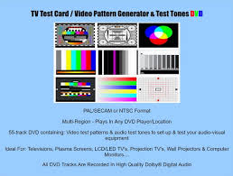 Used since the earliest tv broadcasts, test cards were originally physical cards at which a television camera was pointed, and such cards are still often used for calibration. Tv Test Card Dvd Equipment Set Up Cd Audio Rattles Vibrations Cd 3 Discs Ebay
