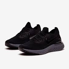 An updated flyknit upper conforms to your foot with a minimal, supportive design. Nike Womens Epic React Flyknit 2 Black Black White Gunsmoke Womens Shoes Bq8927 001 Pro Direct Running