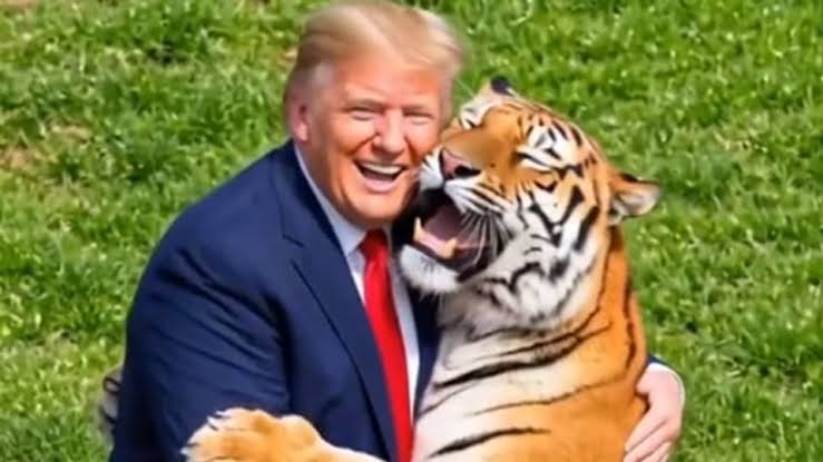 Trump posts AI tiger video after fatal zoo incident in UK