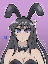 Anime animegirl bunny fanart mai mai_sakurajima. Tubebe Mai Sakurajima Fan Art Done Facebook