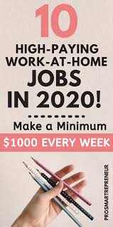 10 Best Work From Home Jobs For 2020 That Makes 5000 Monthly In 2020 Online Jobs From Home Work From Home Careers Legit Work From Home