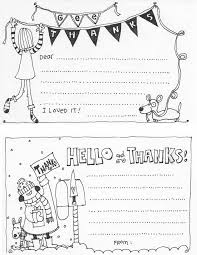 Printable Thank You Cards Easy Fill In The Blank For Kids Thank You Card Template Thank You Cards From Kids Printable Thank You Cards