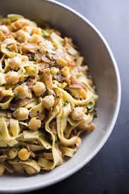 Crispy Pasta With Chickpeas Lemon And Parsley Recipe Pasta Chickpea Pasta Pasta Dishes