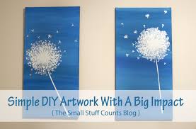 Simple Diy Artwork With A Big Impact Small Stuff Counts Diy Artwork Simple Artwork Diy Canvas