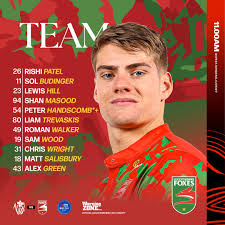 𝗧𝗘𝗔𝗠 𝗡𝗘𝗪𝗦 📝 Four changes, as Matt Salisbury, Roman Walker, Sam  Wood and Chris Wright all come into our XI, with Ian Holland rested. 🔄  Glamorgan win the toss and elect to