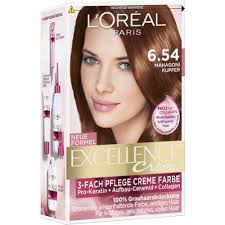 Sie wünschen sich einen neuen look? Haarfarbe L Oreal Paris L Oreal Haarfarbe Excellence Mahagoni Kupfer 6 54 1 Stk Drogeriedepot De
