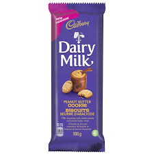 Cadbury Dairy Milk Peanut Butter Cookie 100g Peanut Butter Cookie Bars Peanut Butter Cookies Cadbury Dairy