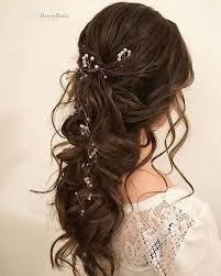 Which look is your favorite? Wedding Hairstyles Brunette Half Up Brides 22 Www Gasstationmaintenance Com Hair Styles Long Hair Styles Bridal Hair Half Up