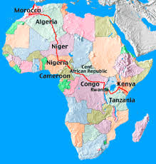 The great rift valley is a worldwide natural wonder. Map Of Africa Great Rift Valley In Africa Map