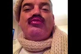 Men getting made up for testicular cancer