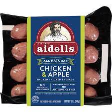 Aidells smoked chicken sausage links are made with washington state farm apples. Aidells Smoked Chicken Sausage Chicken Apple 12 Oz 4 Fully Cooked Links Meatballs Sausage Meijer Grocery Pharmacy Home More