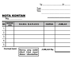 Kamu dapat menggunakan template nota kosong ini, kali ini kita akan memberikan contoh template nota kosong yang dapat kamu gunakan untuk membuat nota. Print Nota Kosong