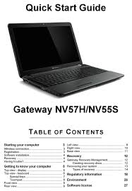 This post has been reported. Gateway Nv55s02u Quick Start Manual Pdf Download Manualslib