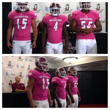 Why have nfl players not been decked out, head to toe, in the traditional pink accessories to support breast cancer awareness month in october? The History Of Breast Cancer Awareness Month