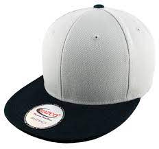 Blank Adjustable Two Tone Snapback Hat Made From 100 Acrylic Wool In Light Grey Black Snapbacks Are In Visor Colors Wholesale Hats Snapback Cap Snapback Hats
