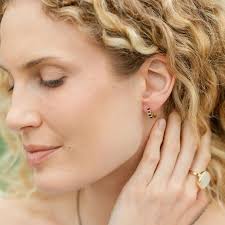 Earrings In Gold, Silver, Wood, Leather