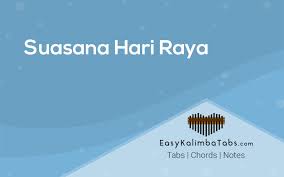 Suasana Hari Raya Kalimba Tabs Chords Anuar Zain Ellina Easy Kalimba Tabs