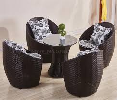 Balcony Table And Chair Wicker Chair Three Piece Small Coffee Table Combination Simple Leisure Outdoor Outdoor Garden Chair In 2020 Balcony Table And Chairs Garden Chairs Small Coffee Table