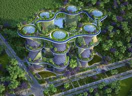 Hyperions Sustainable Agro Ecosystem Wordlesstech Green Architecture Vertical City Futuristic Architecture