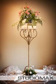 Rosebank Receptions Double Floral Candelabra Table Centerpieces Centerpieces Candelabra