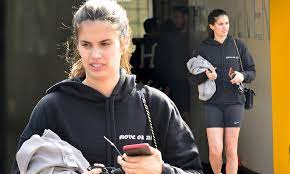 Portugeuse victoria's secret angel sara sampaio was first scouted when she was 15. Sara Sampaio Goes Makeup Free As She Leaves The Gym Daily Mail Online